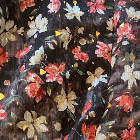 ASTR the Label Floral Print Midi Dress Black Combo 33470 - Picture 14 of 15